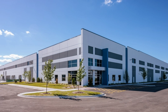 exterior of industrial building